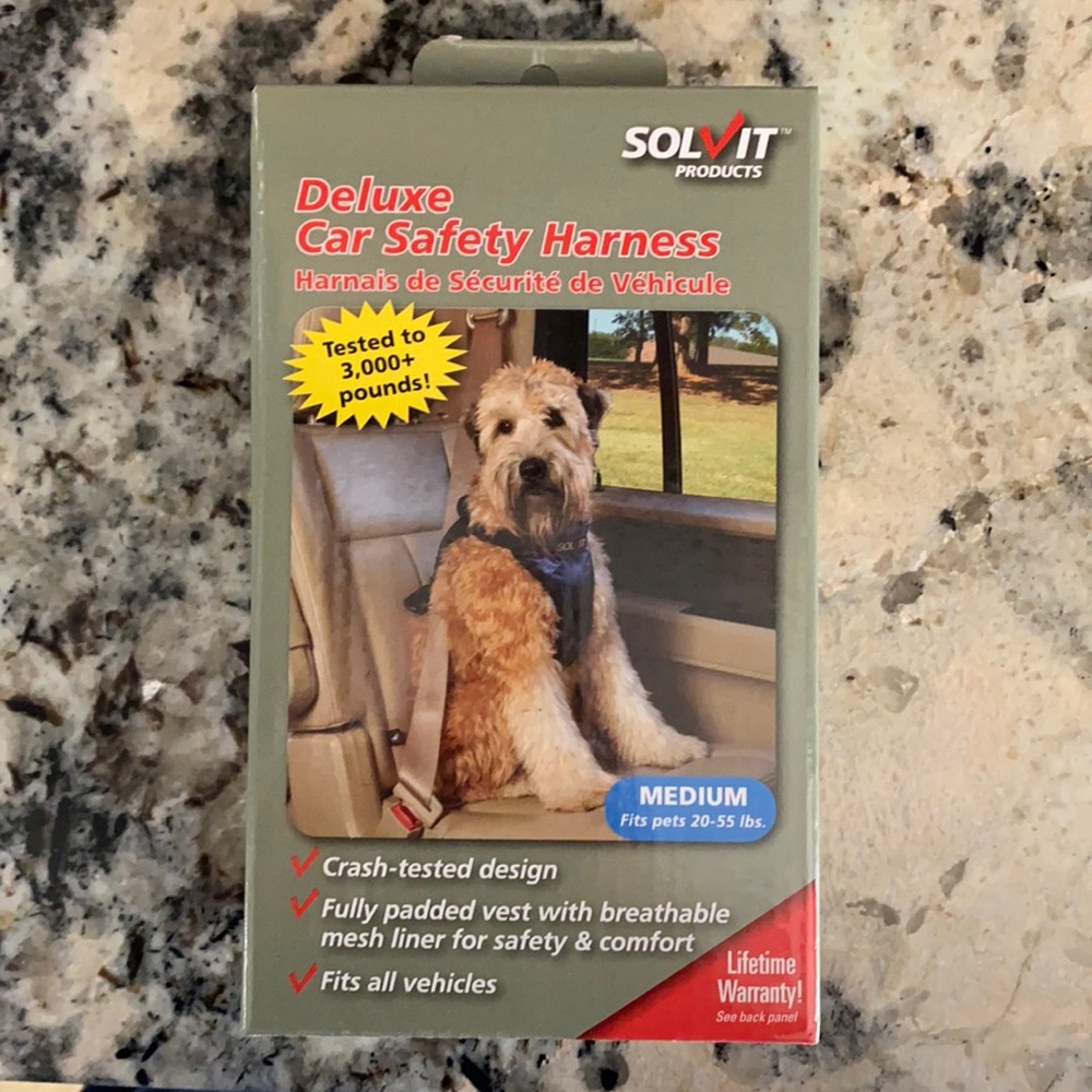 Dog car safety harness